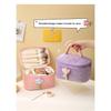 ins corduroy cosmetic bag, high-end cute niche women's storage bag, portable large-capacity cosmetic storage bag