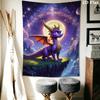 Spyro the Dragon Wall Tapestry Aesthetic Wall Hanging Printed Fabric Blanket Decorative Tapestries for Bedroom Living Room Home Decor