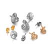 50-100 Pz/lotto Pendenti E Ciondoli In Metallo Vite Occhio Balls Perline End Caps Catenacci Spilli Connettori Per Il Pendente FAI DA TE Creazione di Gioielli Accessori