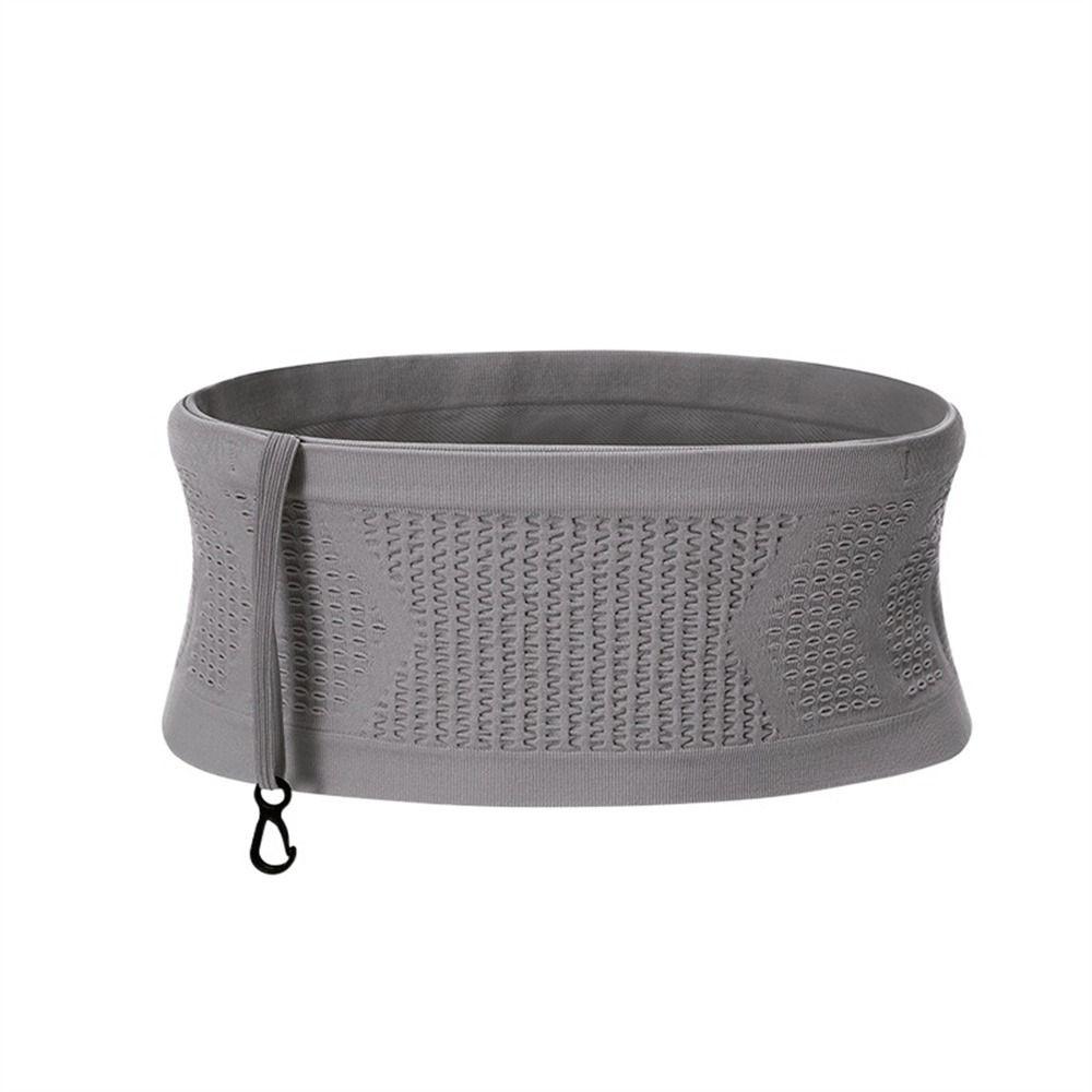 

Wallet Card Storage Bag Money Belt Bag Invisible Waist Bag Waist Pack Waist Money Belt Running Belt M сірий колір