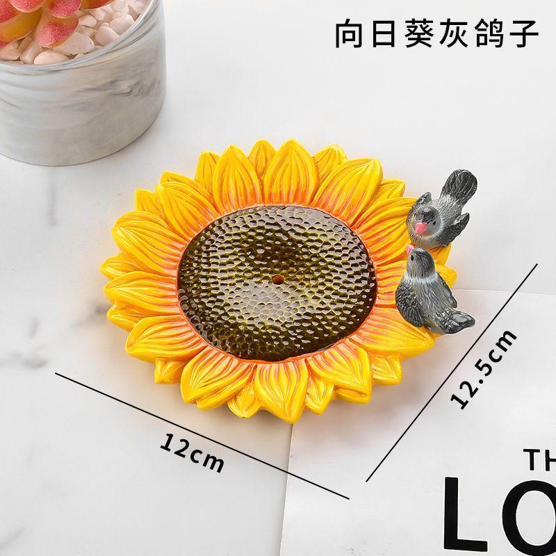 Creative Animal Teddy Dog Soap Dish, Resin Personalized Drain Soap Holder Bathroom Toilet Cute Cartoon Small Soap Box