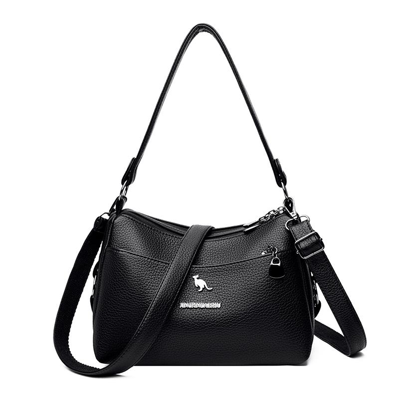 Damen PU Umhängetasche mit großem Fassungsvermögen