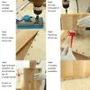 Dowel Centre Point Marker Hole Chrome Plating 6mm 8mm