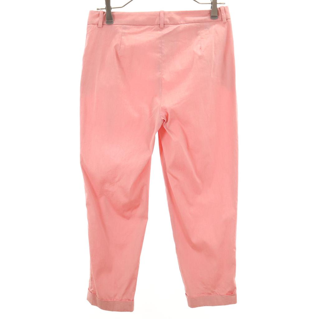 Jil Sander NAVY Made In Italy Tuck Stretch Tapered Pants 32 Pink Women Used