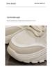 2025 Spring Women's Breathable Mesh Korean Style Thick-Soled Casual Fashion Sneakers