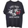 101 Dalmations Cruella Live Faster Official Tee T-Shirt Mens Unisex