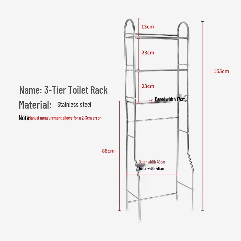 

Напольная стойка для хранения в ванной комнате без сверления для туалета и умывальника