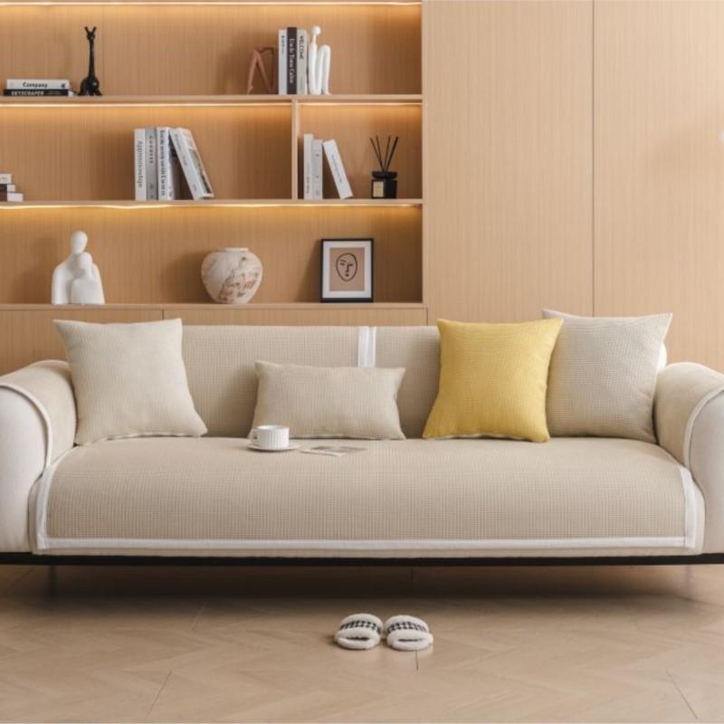 Autumn Winter Home Non-slip Living Room Sofa Cushion Couch Sofa Covers Mat Chenille Slipcover Corn Corduroy Funda Sofa Mats