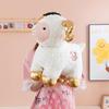 Lucky Sheep Plush Toy Soft Stuffed Animal with Ring Bell 25/30cm Adorable Plushie for Company Annual Event Car Decor