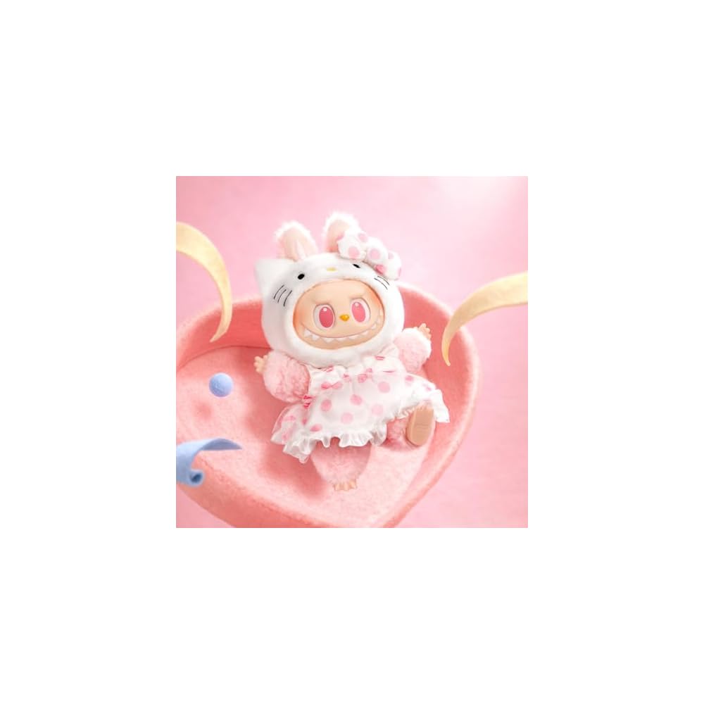 Pop Mart The Monsters Sanrio Characters Plush Pendant Assorted Box 6 Pieces Blind Box Figures Premium Toy