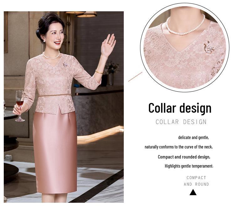 Elegant Wedding Banquet Dress 2025: Versatile Young Style for Mothers, Ideal for Daily Wear or Special Occasions