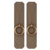 2pcs Brass Drawer Pull Handles Antique Bronze Single Hole Door Pull Cabinet Door Knobs  Drawers