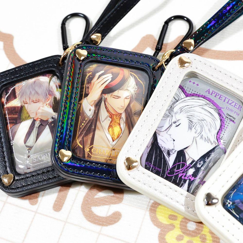 Square Anime Badge Holder Transparent Badge Ita Bag Badge Display Pendant  Badge Display