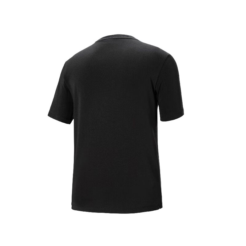 Salomon Amphi Terrazzo Outdoor Series Logo Graphic Round Neck Quick-Dry Pullover Short Sleeve T-Shirt Men Tops Black C26992