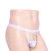 Hot Men's Hollowed-out Fart Thong Panties for Sale, Fun Perspective Hollowed-out Red Thong