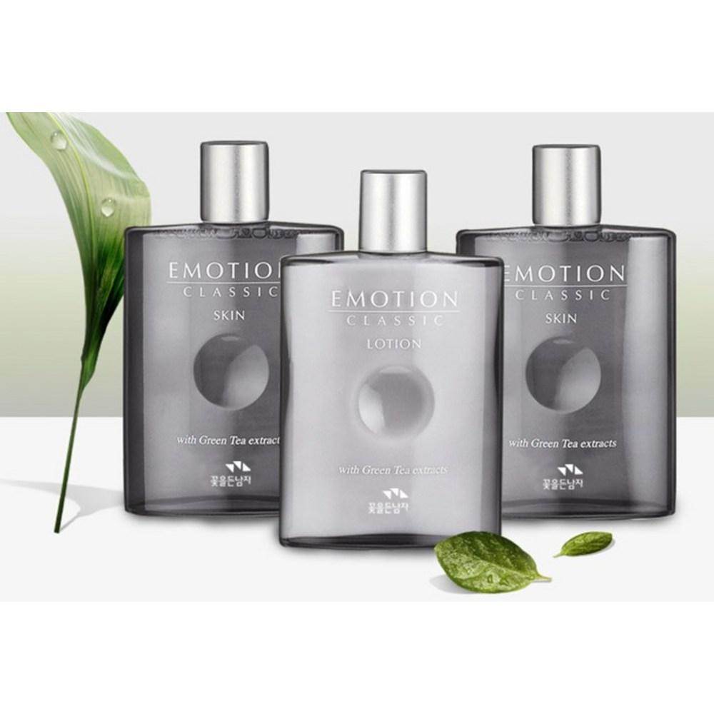 Man with Flowers Emotion Classic Skin, 160ml, 3 Packs