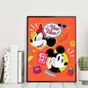 DIY Diamond Painting Minnie Mickey's Headshot Cross Stitch Kit Mosaic Art Diamond Painting Full Circle Diamond Home Decoration