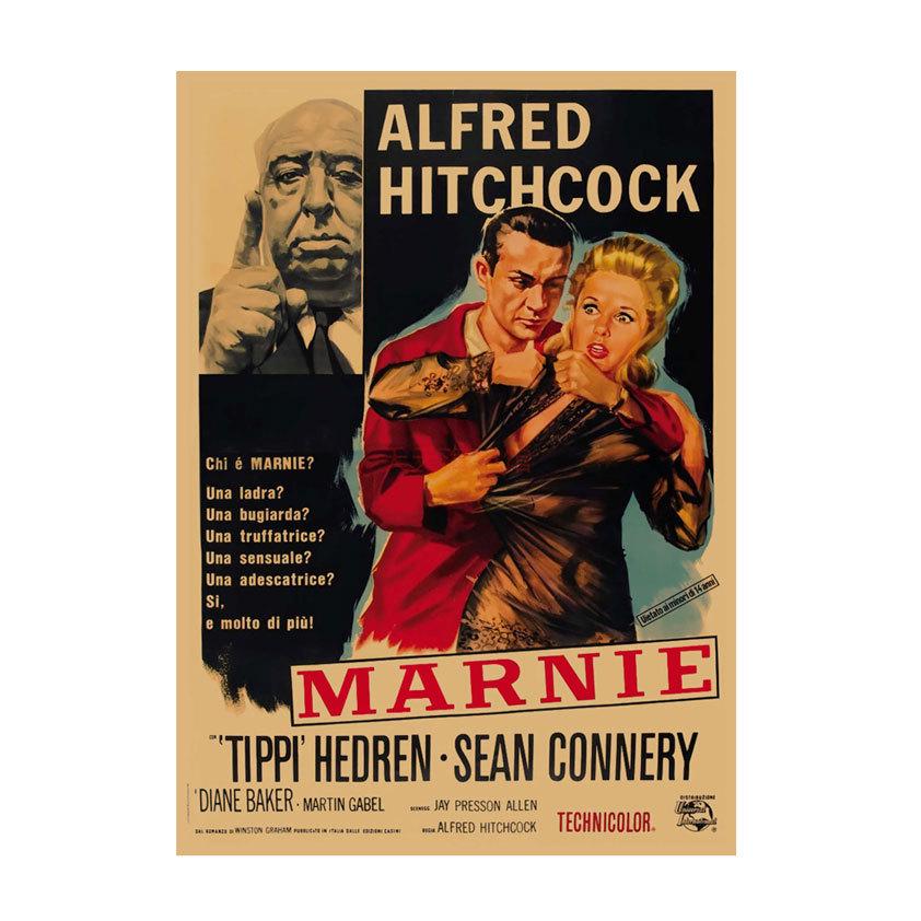 Retro Movie Illustration Poster for Bar, Cafe, or Dormitory Wall Decor