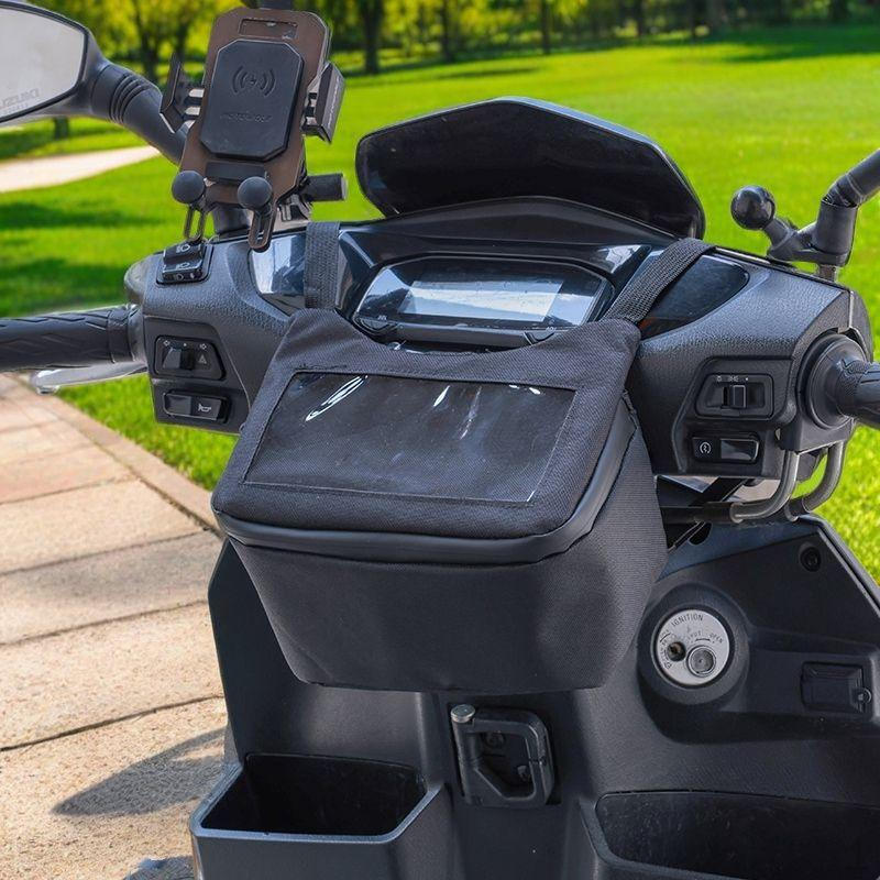 Vordertasche Motorradlenker mit Regenhülle Regendicht Universal Satteltasche für