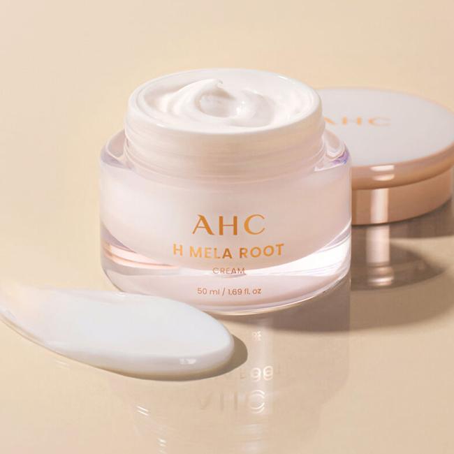 AHC H Mela Root Cream Spesialsett (Hovedkrem 1 stk + Punktkrem 1 stk + Bomullspads)