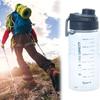 1.5L Clear Drink Bottle Leakproof Travel Kettle New Sports Water Bottle