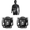 Punk Motorcycle Bag For Women With Pu Material And Chain Strap For Daily Use