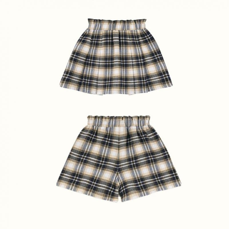  Olivan  School Symbol Skirt Top And Bottom Suit  2color 