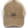 Universal Chemistry Pigment Washing Beige Meshcap Mesh Cap