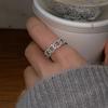 Ring Female Internet Celebrity Han Fan Geometric Buckle Jewelry Light Luxury Ring