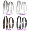 LHD RHD E60 E61 Interior Car Front Rear Left Right Inner Door Handle Cover Trim For BMW 5 Series M5 2004-2006 520i 523i 525i 530