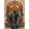 Indian Animals Elephant Tiger Peacock Nature Posters and Prints Canvas Printing Wall Art Picture for Living Room Home Decor Gift