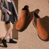 Large size Martin boots for women's autumn and winter new style one-pedal Chelsea boots for women