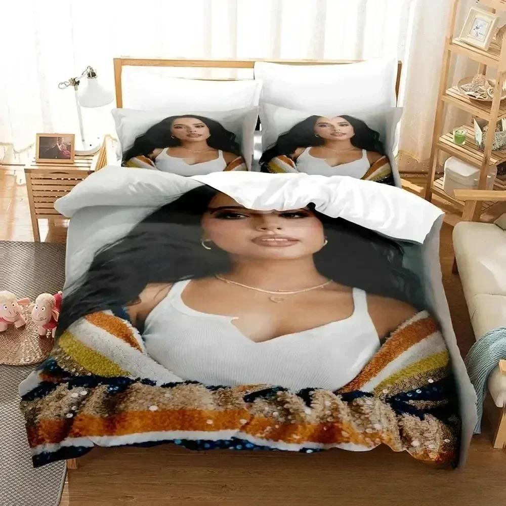 Hot Singer Becky G Bedding Set 3D Print Duvet Cover Pillowcase Adult Boy Girl Bedroom Decoration Gift Single Double Size Gift