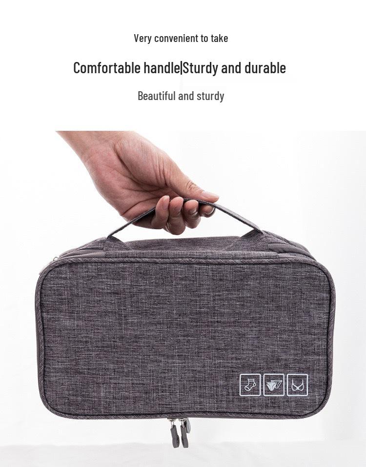 Sac Organisateur Étanche Cationique Grande Capacité pour Sous-vêtements et Chaussettes
