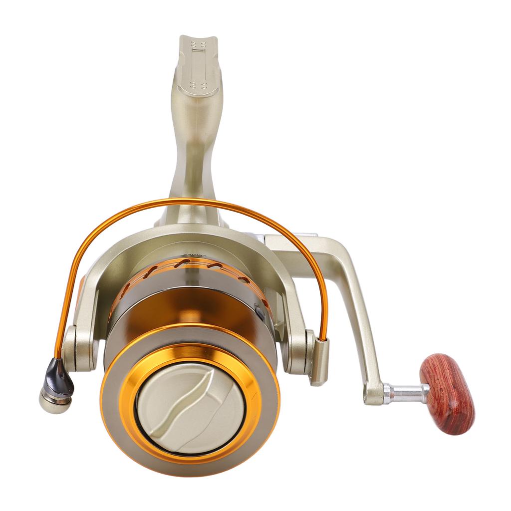 EF9000 Spinning Fishing Reels Smooth Powerful Metal Body 12BB Aluminum Alloy Fish Reel for Saltwater Freshwater