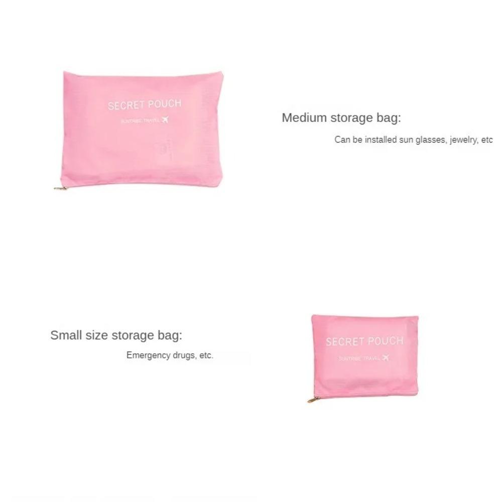 6-piece/set Travel Storage Bag Portable Large Capacity Waterproof Luggage Compartment Clothing Underwear Storage Bag with Zipper