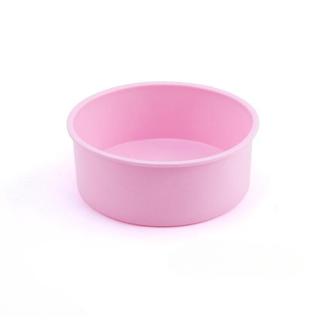 4/6/8/10 Inch Round Rectangle Silicone Mould Baking Pan Pastry Muffin Cake Mold Baking Accessories Silicone Molds