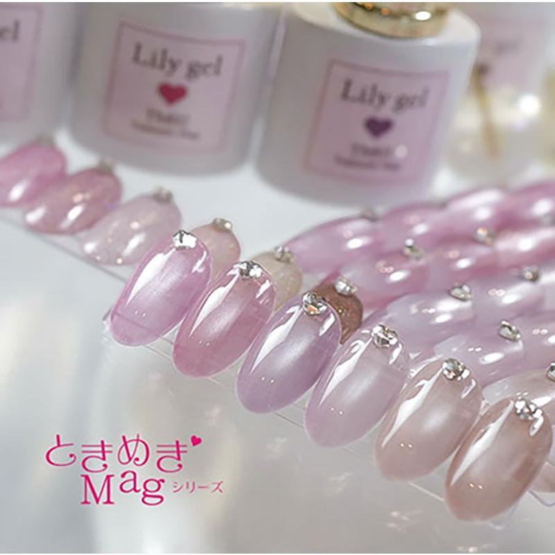Lily gel Color gel Tokimeki mug 7g Choose from 6 colors TM01 TM02 TM03 TM04 TM05 TM06 Magnet gel Magnet Office nail New Free shipping