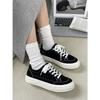Thick-soled White Canvas Shoes Women's 2025 New Super Fire Little White Shoes Versatile Casual Shoes Soft Baseplate Shoes with Skirts