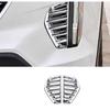 For Cadillac XT4 2019-2024 Chrome Front ABS Bumper Fog Light Lamp Cover Trim 2X