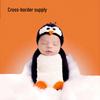 Newborn Penguin Knit Sleeping Bag & Photo Props - Cute Photography Outfit