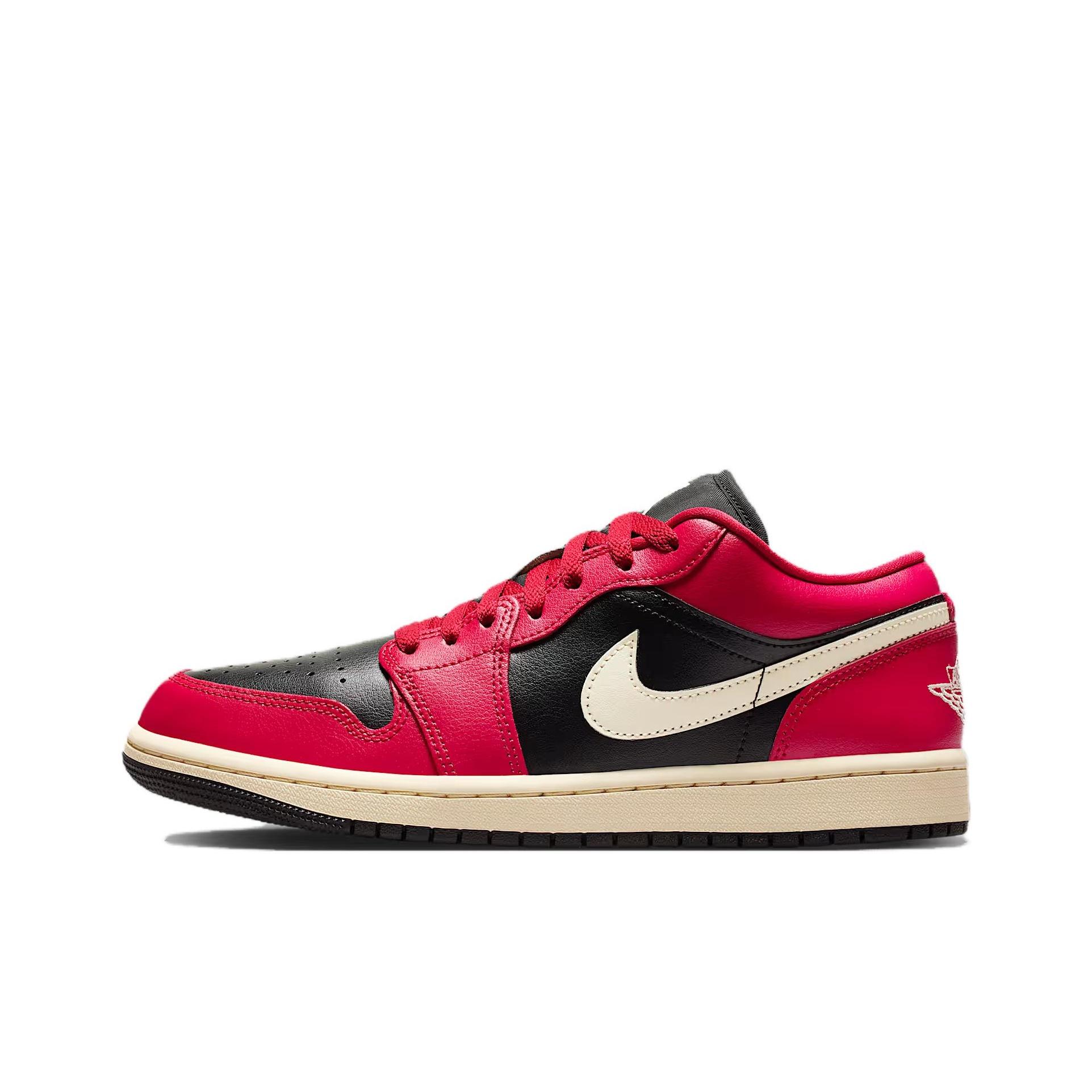 

Air Jordan 1 Low WMNS Mystic Hibiscus Black Coconut Milk DC0774-605 38.5