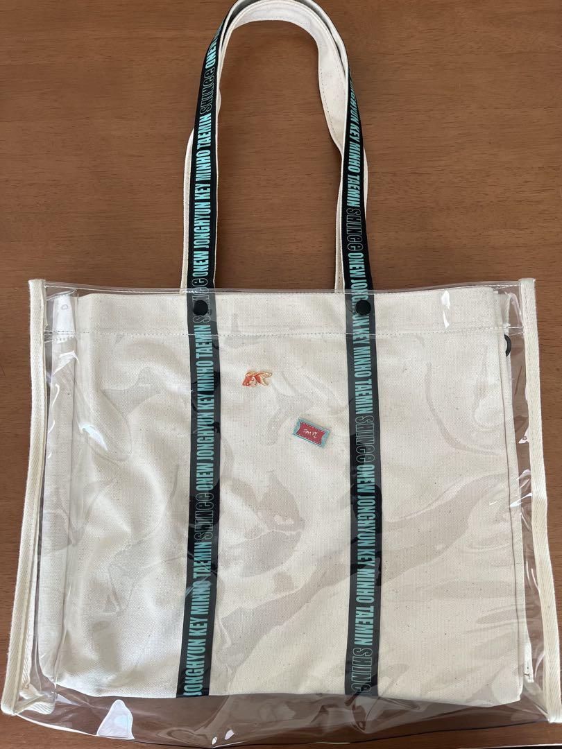 

[USED] SHINee Official 10th Anniversary Deco Tote Bag Pin Badge