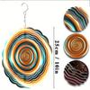 10 Inch Metal Wind Spinner Garden Decor with 360 Degree Rotating Hook Outdoor Hanging Ornament for Patio Yard Home All Season Gift