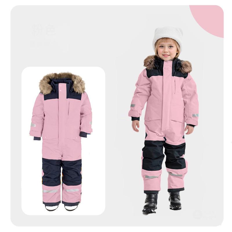 Children Snowsuits Jumpsuit Ski Boys Girls