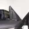 For Jaguar F-TYPE 2013- Soft Carbon Fiber Car A-pillar Horn Frame Decoration Sticker Car Interior Accessories