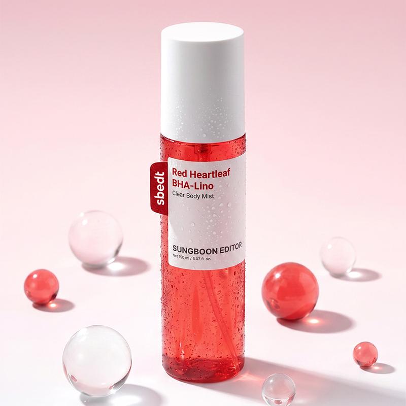SUNGBOON EDITOR Red Heartleaf BHA-Lino Clear Body Mist 150ml