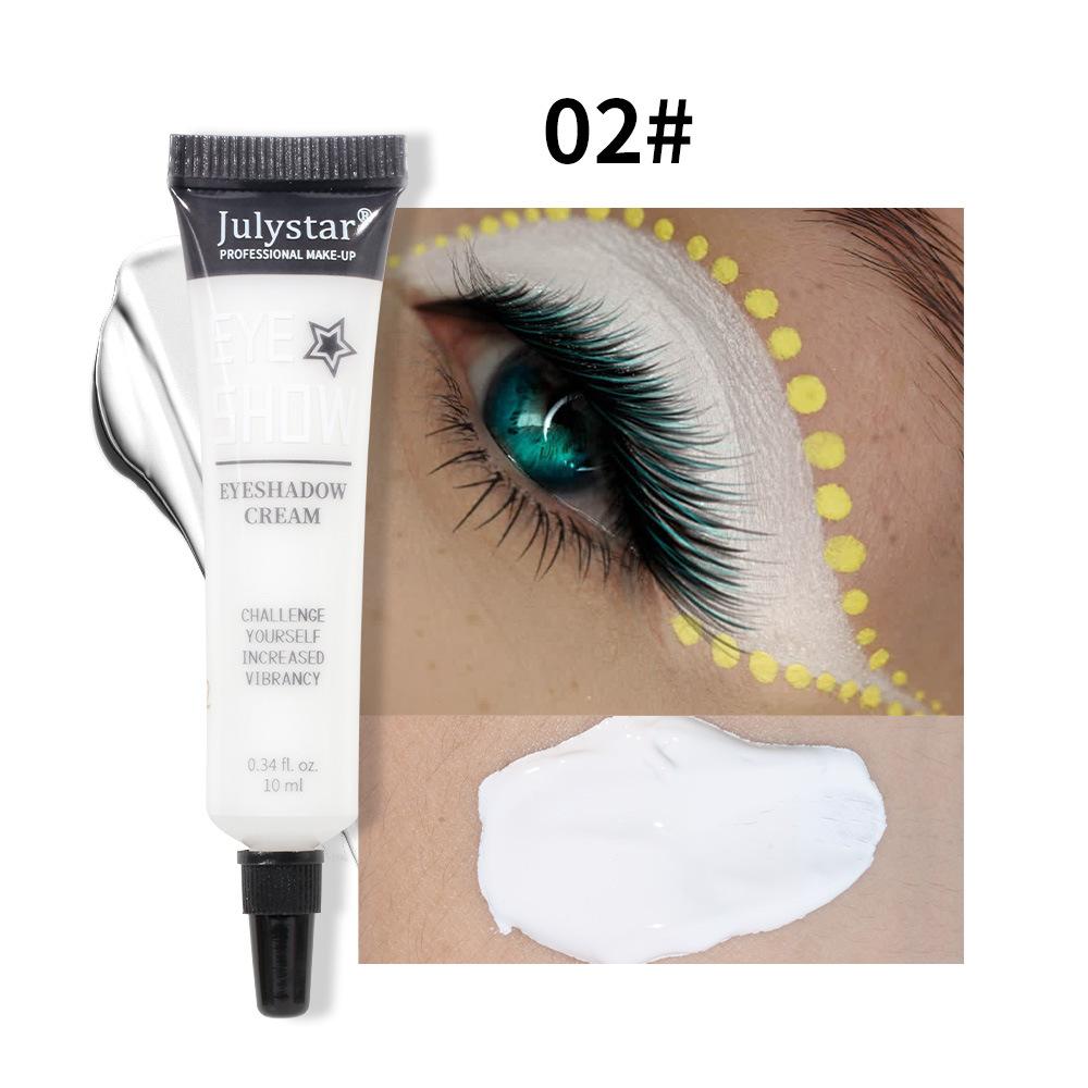 Ombretto in crema colorato impermeabile a lunga tenuta anti-macchia trucco occhi pennellato ombretto liquido opaco