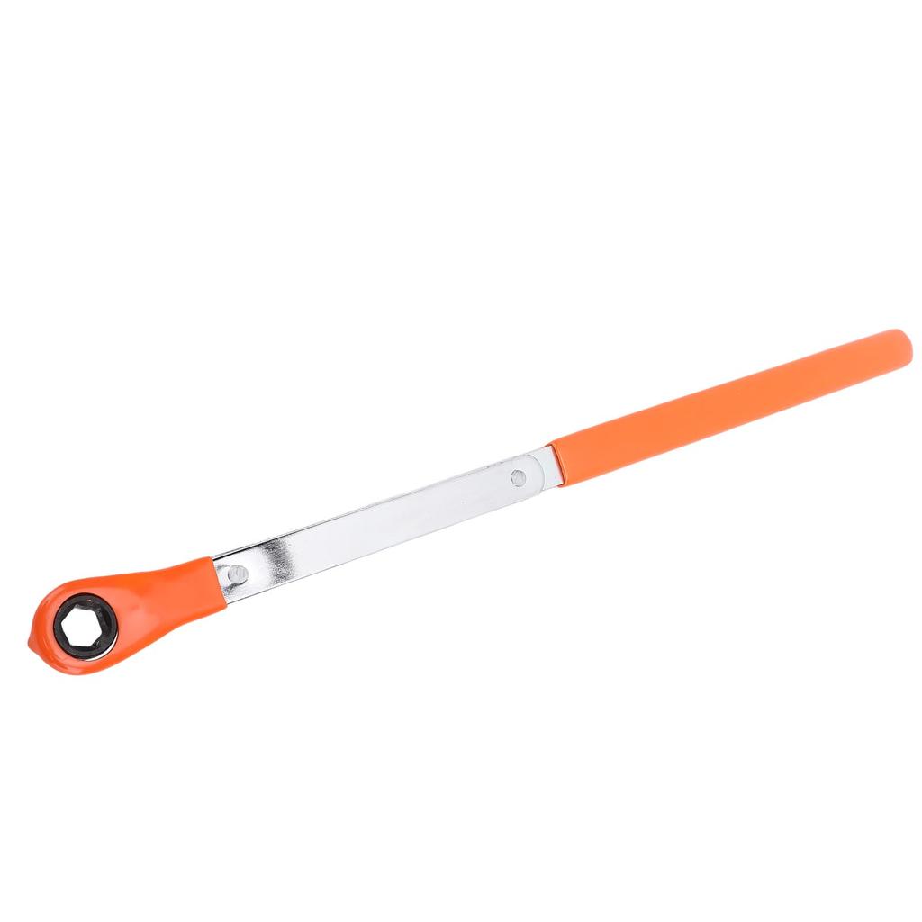 Automatic Slack Adjuster Wrench Extra Long Handle Flexible Brake Adjustment Wrench Tool for Heavy Duty Trucks 7 16in