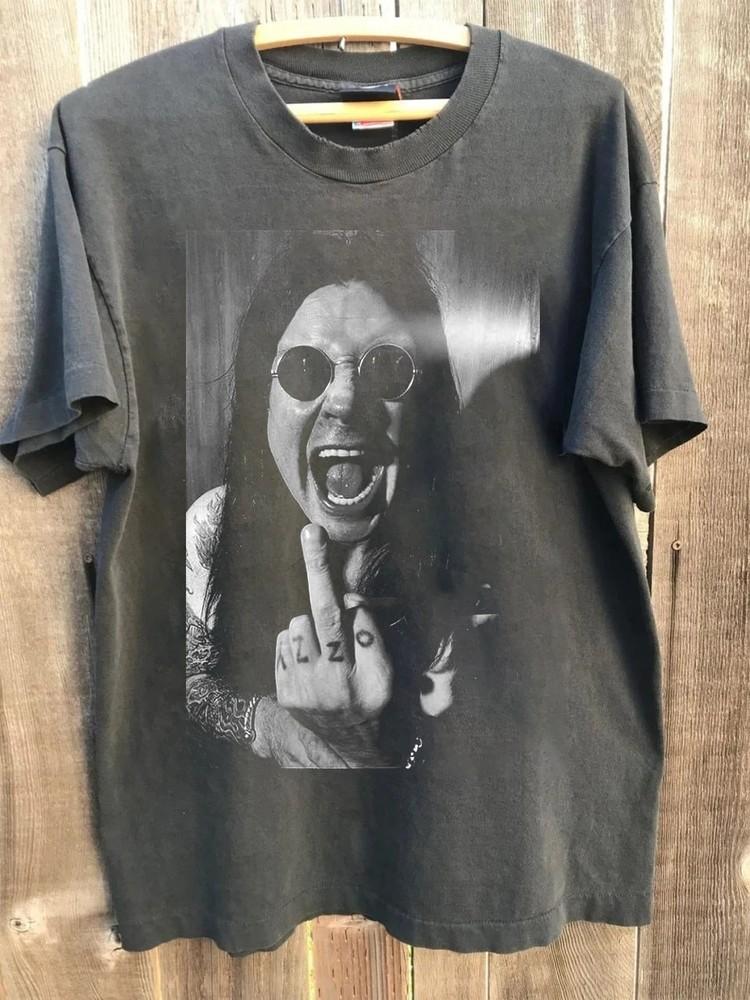 

Ozzy Osbourne Memorial Tribute TShirt charcoal color shirt Men Women Unisex T-Shirt S